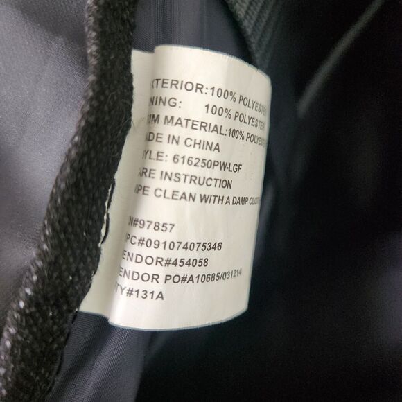 Eastsport Sling Pack Backpack Strap Crossbody Floral Pink Black Bag Triple Zip - Picture 3 of 12